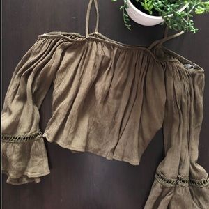 AGACI off the shoulder top